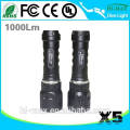 1000 Lumen Powerful Backup Light LED Diving Torch X5